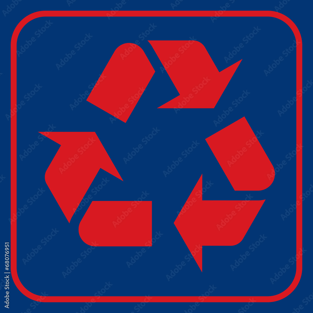 Recycling symbol, vector Recycling symbol, vector