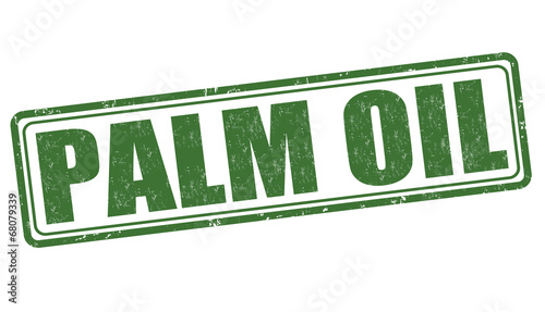Palm oil  stamp