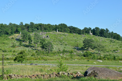 Little Round Top, located in Gettysburg Pennsylvania