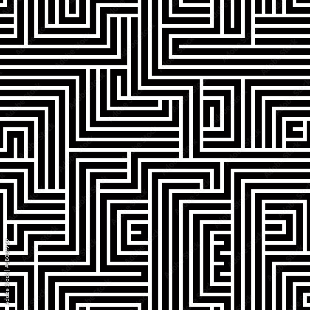 Maze seamless pattern. Maze seamless pattern.