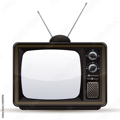 Retro TV set.