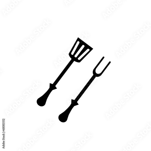 Quadro su tela Ustensiles de barbecue