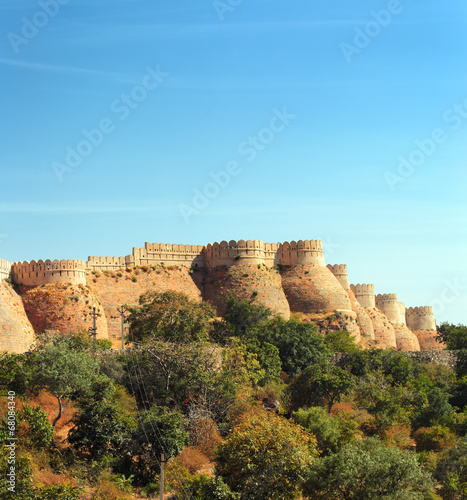 wall of kumbhalgarh fort