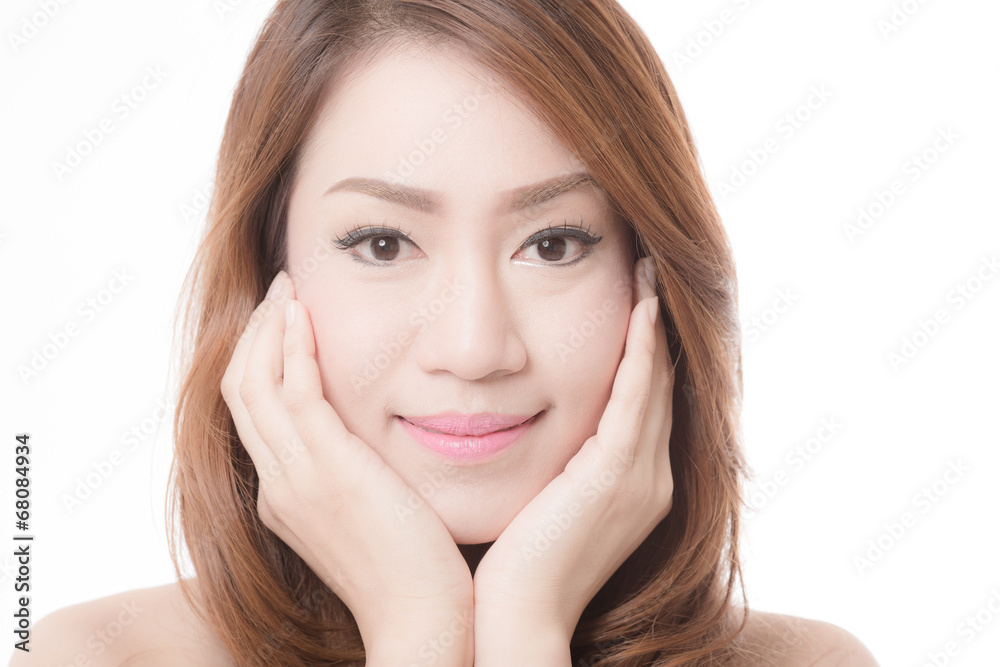 beautiful woman with perfect skin and face beautiful woman with perfect skin and face