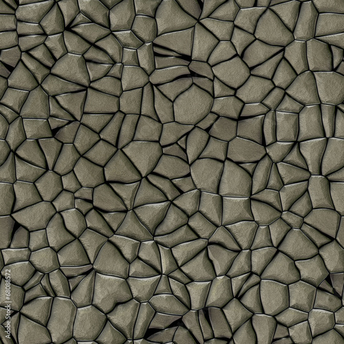 Cobble stones abstract seamless generated hires texture