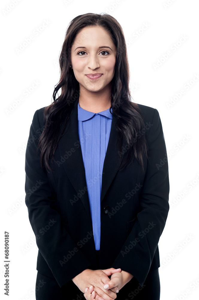 Smiling female executive looking at the camera Smiling female executive looking at the camera