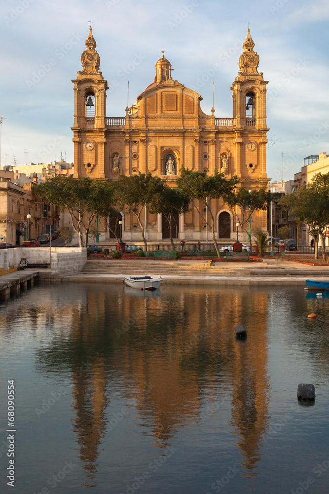 The Saint Joseph Parish Church of Msida in Malta near Valletta