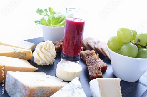 cheese selection platter photo