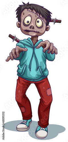 A male zombie