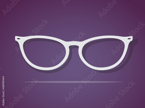 Vector image of Glasses