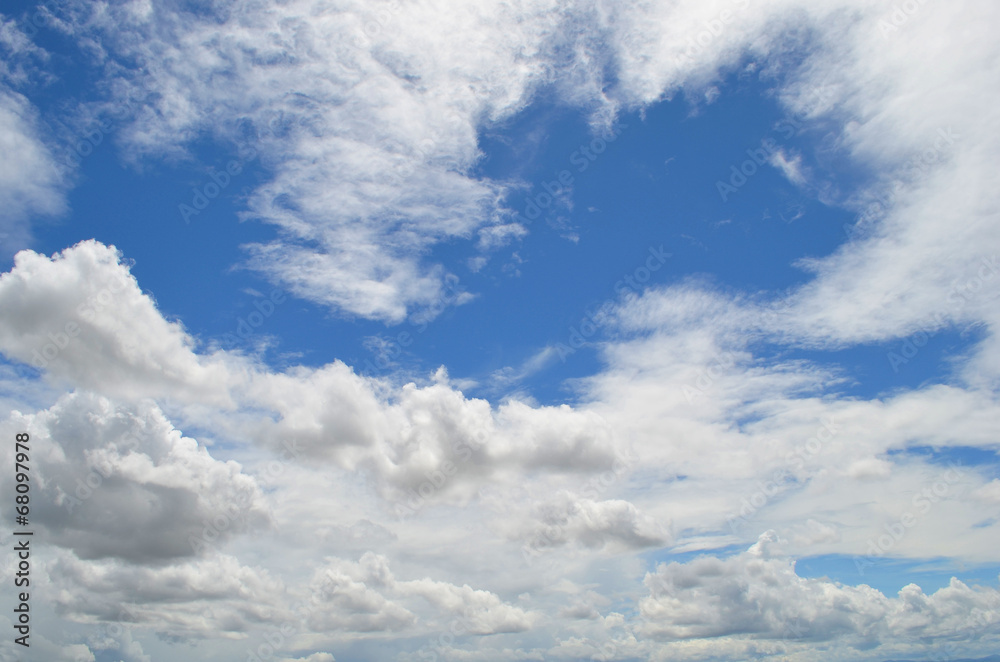 Sky with clouds