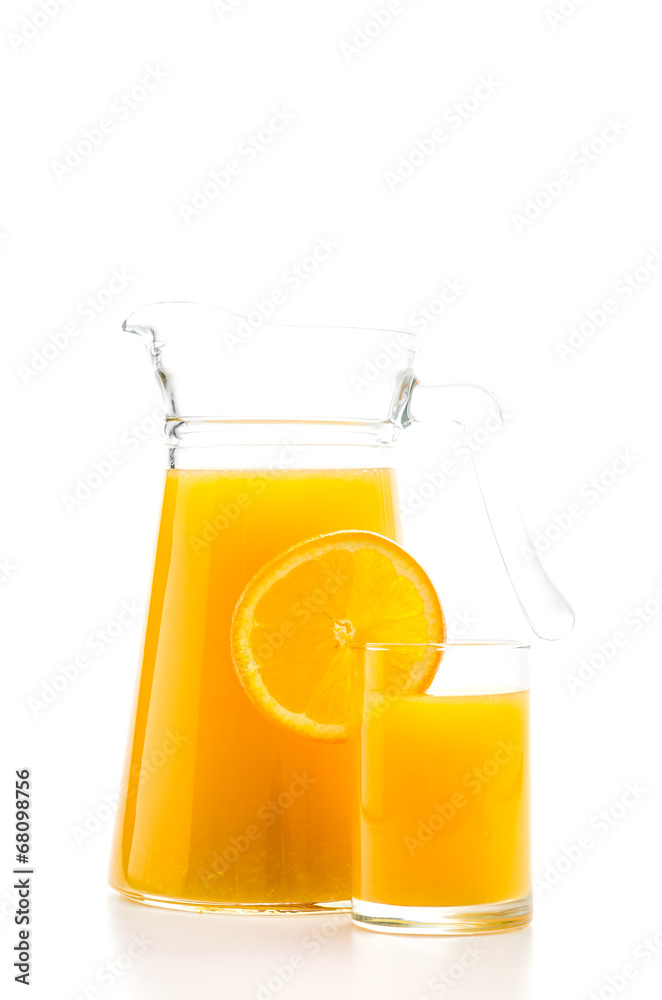 Orange juice glass Orange juice glass