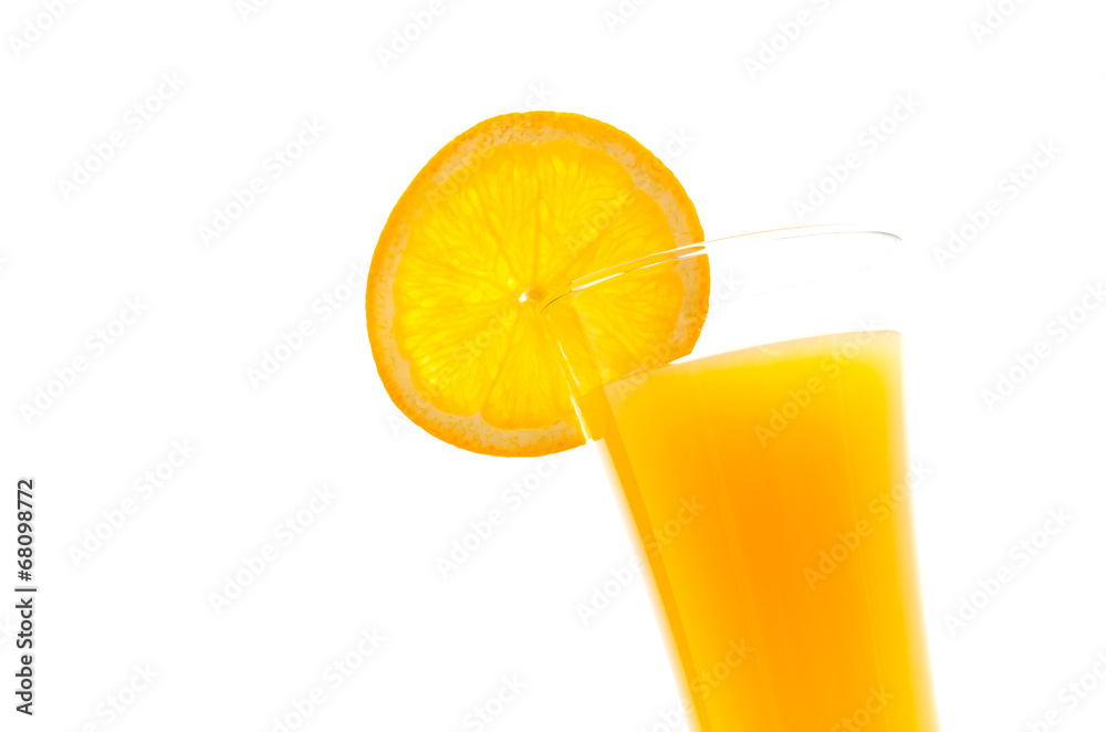 Orange juice glass Orange juice glass