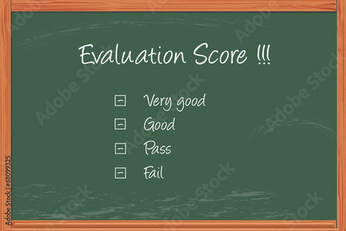 evaluation score