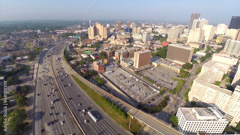 Aerial video Downtown Atlanta Georgia drone Aerial video Downtown Atlanta Georgia drone