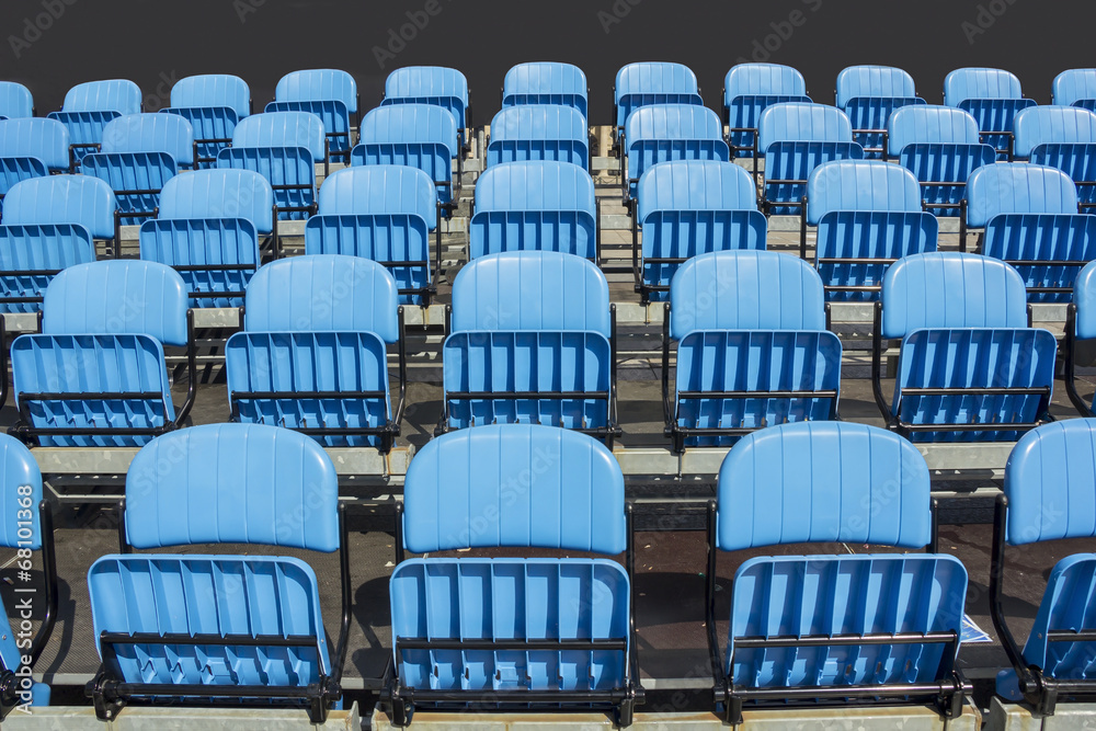 Fototapeta premium Blue Stadium Seats