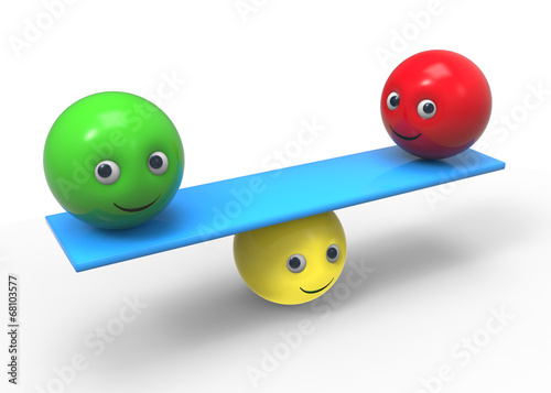 equilibrium - 3d composition