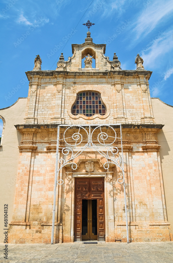 Fototapeta premium Sanctuary of Blessed Giacomo. Bitetto. Puglia. Italy.
