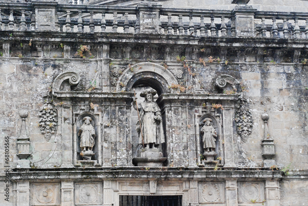 decoration of Cathedral of Santiago de Compostela