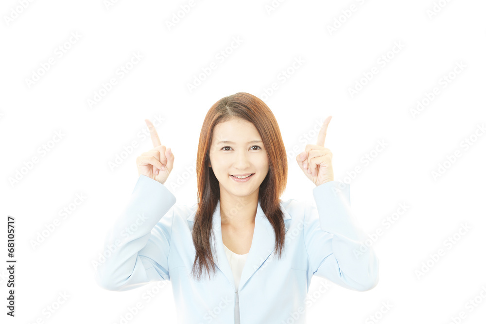 笑顔の女性 笑顔の女性