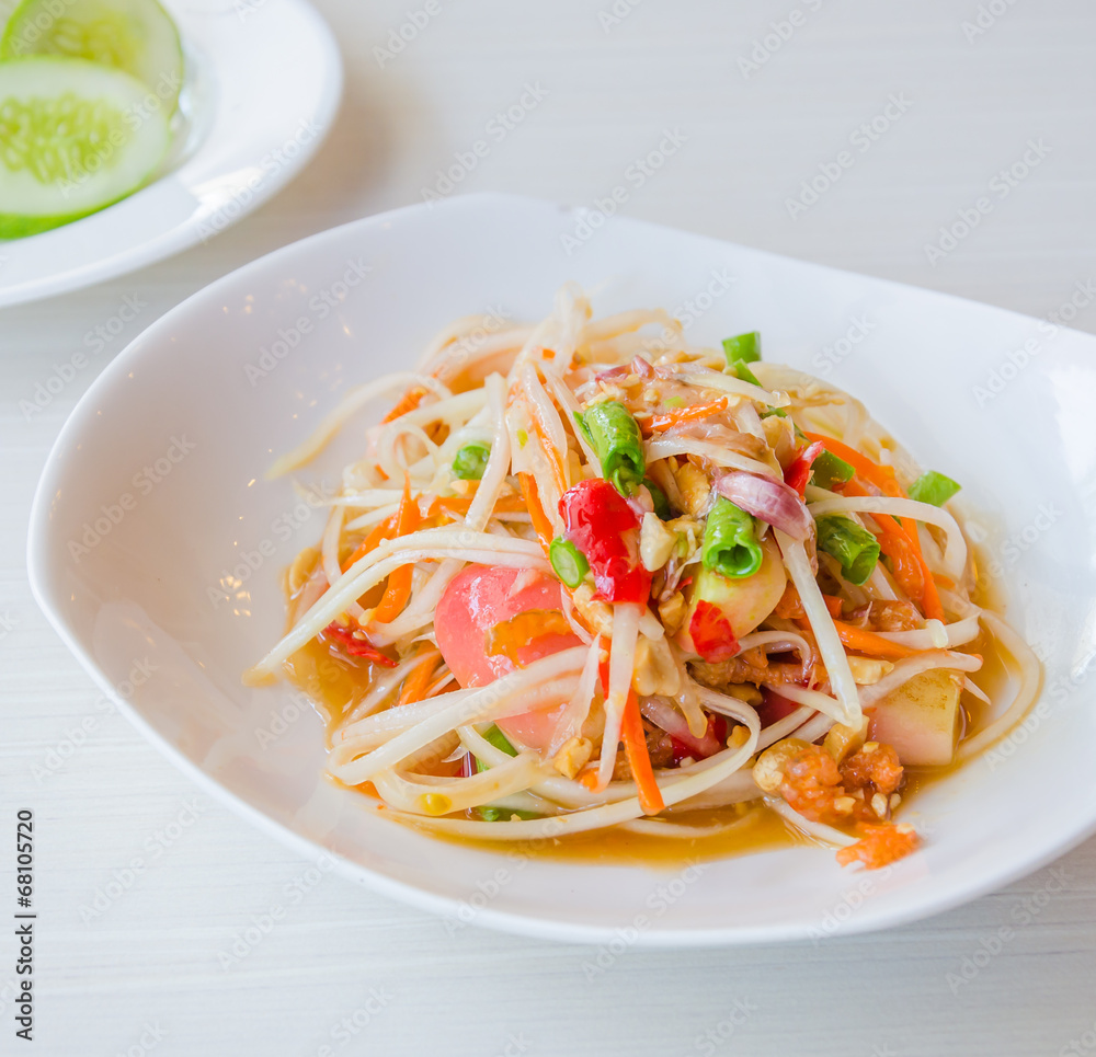 green papaya salad