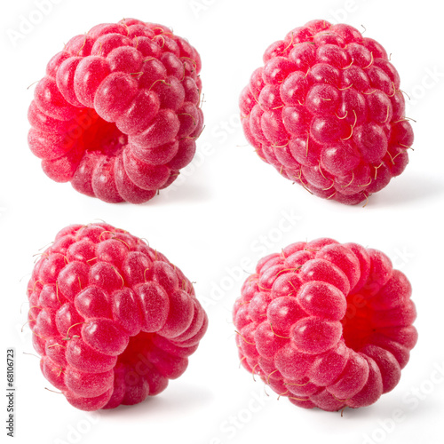 Raspberry isolated. Collection