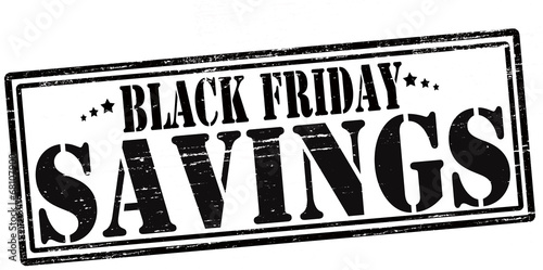 Black Friday savings photo