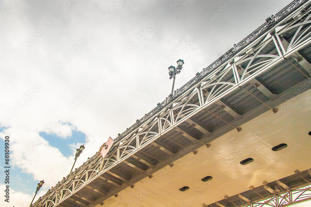 Fototapeta premium The bridge over the Moscow river