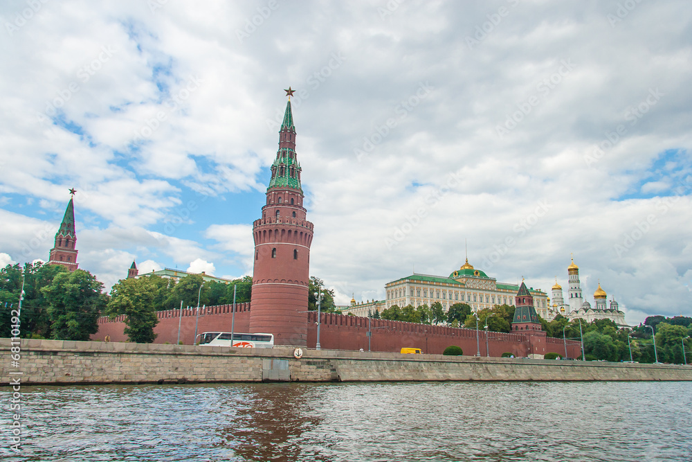Moscow Kremlin Building in summer time