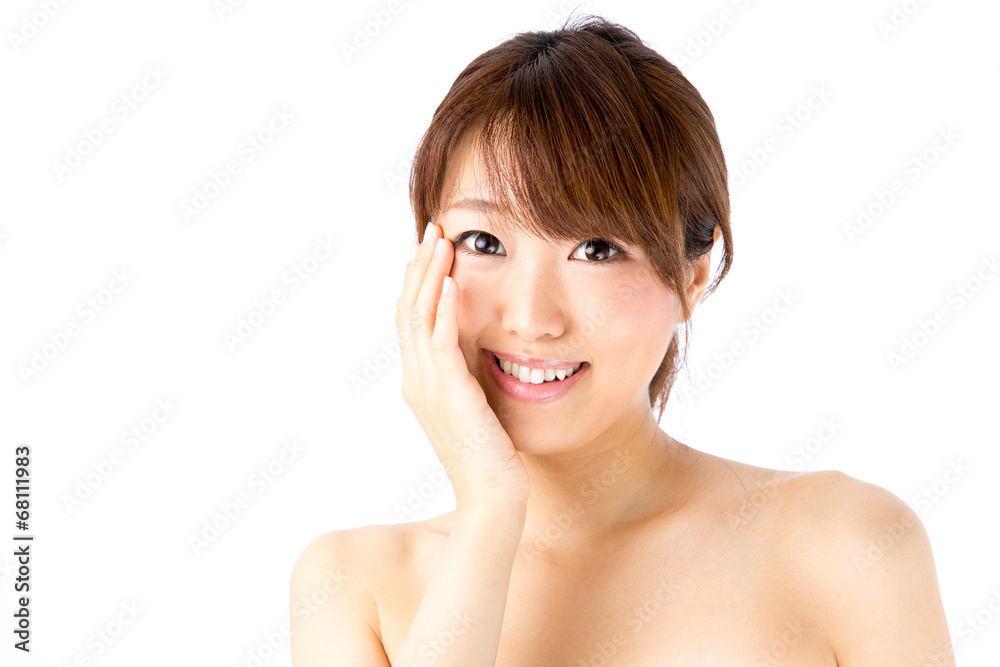 attractive asian woman skin care image attractive asian woman skin care image