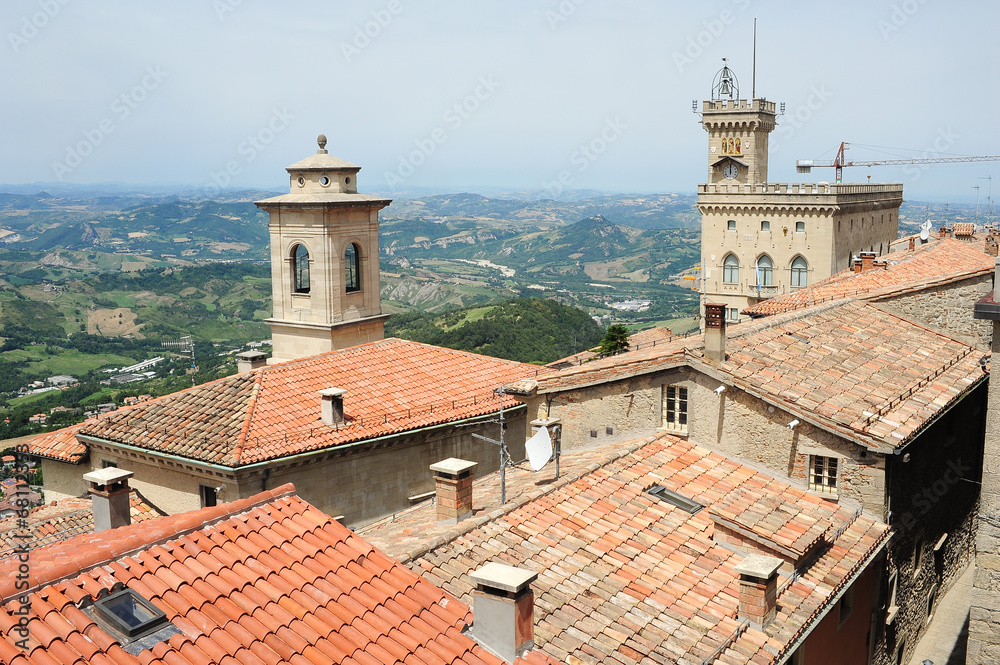 The view from Borgo Maggiore at San Marino