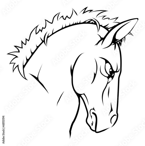 Horse mascot character