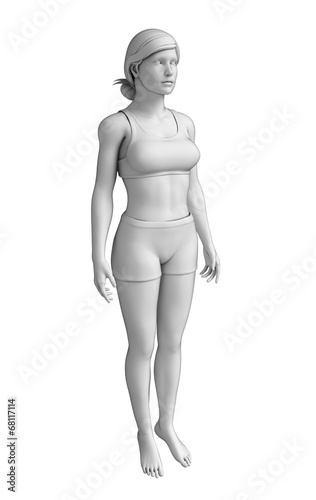 Female body artwork
