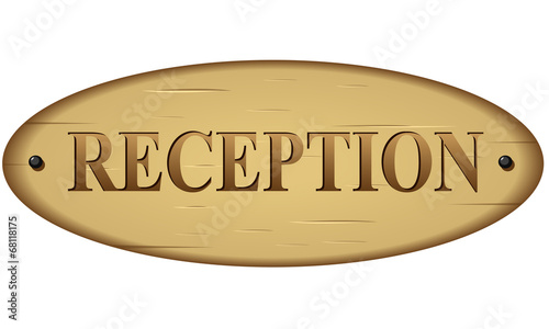 Vector reception sign