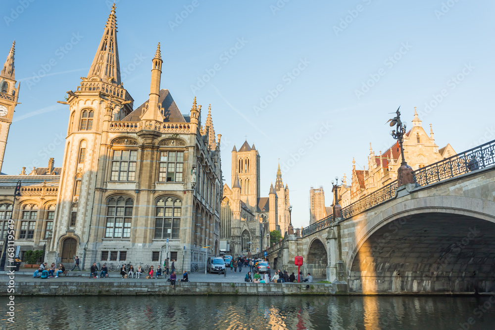 Fototapeta premium Ghent, Belgium