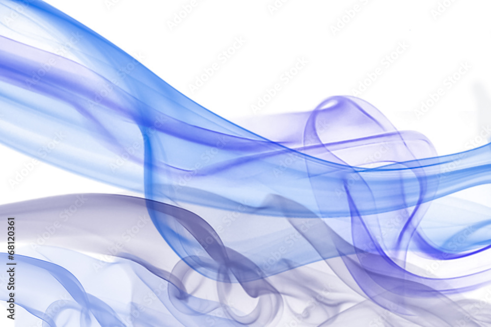 Naklejka premium Blue abstract wave