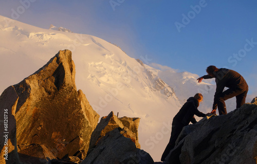 Alpinisme - Mont Blanc du tacul © Dean Moriarty