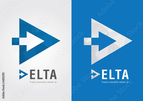 D Delta symbol for your business success.