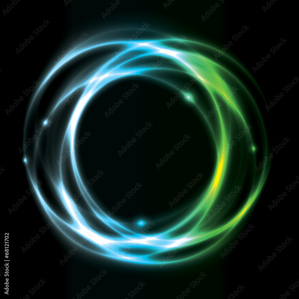 Glowing Circle Background Design Glowing Circle Background Design