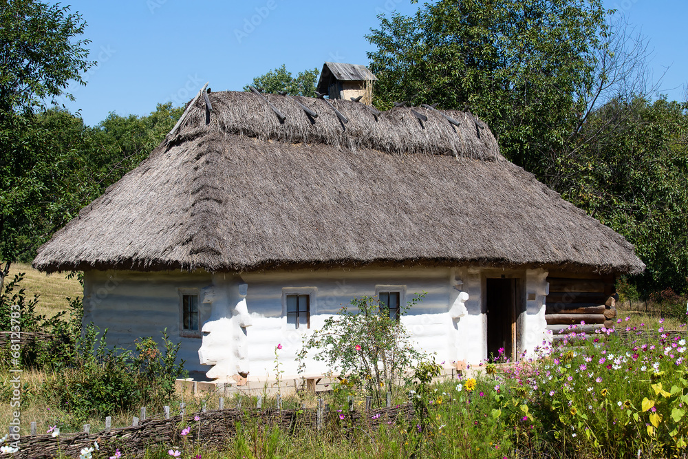 Wooden houses in Pirogovo museum, Kiev, Ukraine Wooden houses in Pirogovo museum, Kiev, Ukraine