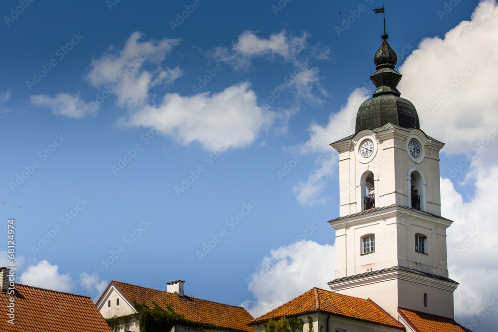 Church and hermitages in Camaldolese Monastery in Wigry, Poland