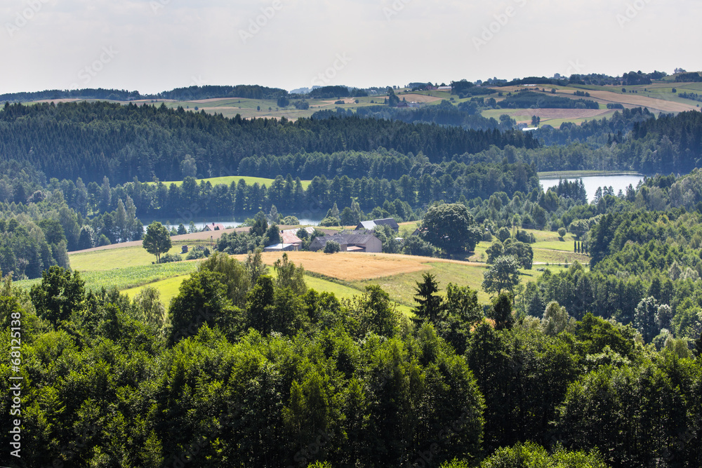 Fototapeta premium Suwalki Landscape Park, Poland.