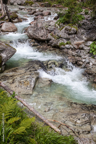 Stream Studeny potok in High Tatras, Slovakia