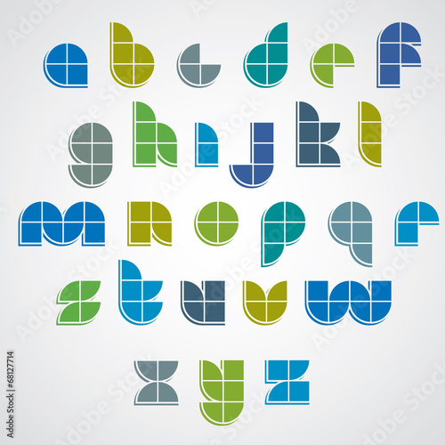 Digital style simple geomet...