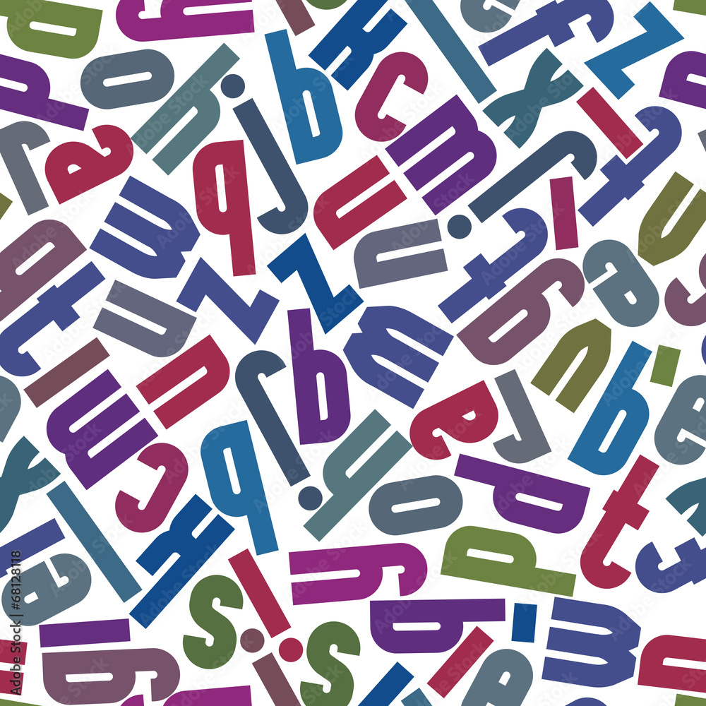 Repeatable letters pattern. Repeatable letters pattern.