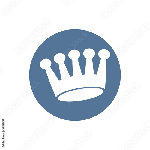 Crown icon, vector.