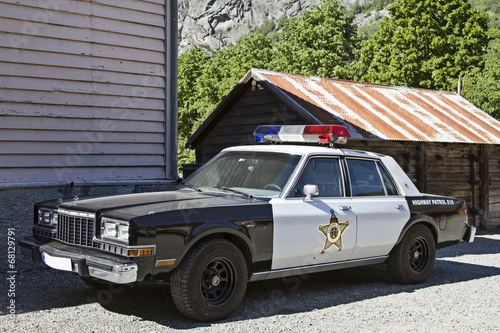 Streifenwagen anno dazumal photo