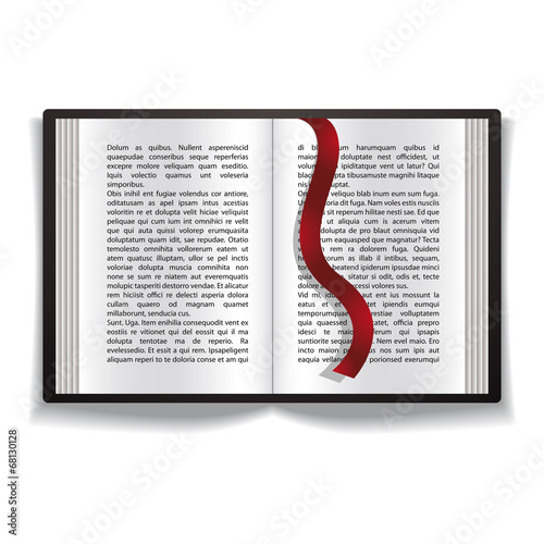 Open book vector icon.
