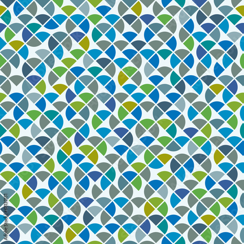 Abstract mosaic retro seamless pattern.