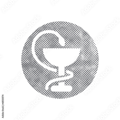 Pharmacy Icon with Caduceus...